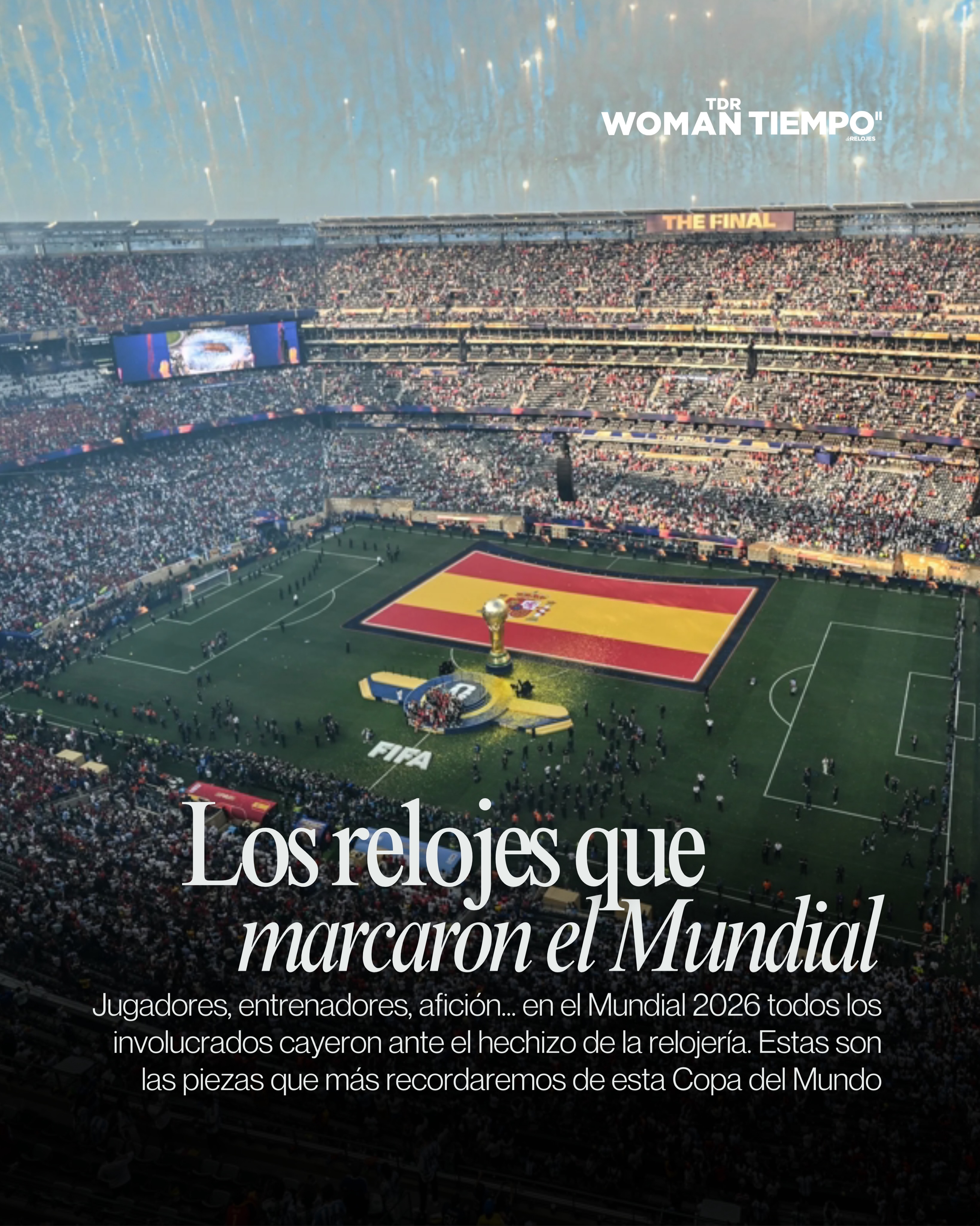Players, coaches, fans… at the 2026 #WorldCup, everyone fell under watchmaking’s spell. These are the pieces we’ll remember most from this tournament.
#TDRWoman #TiempoDeRelojes