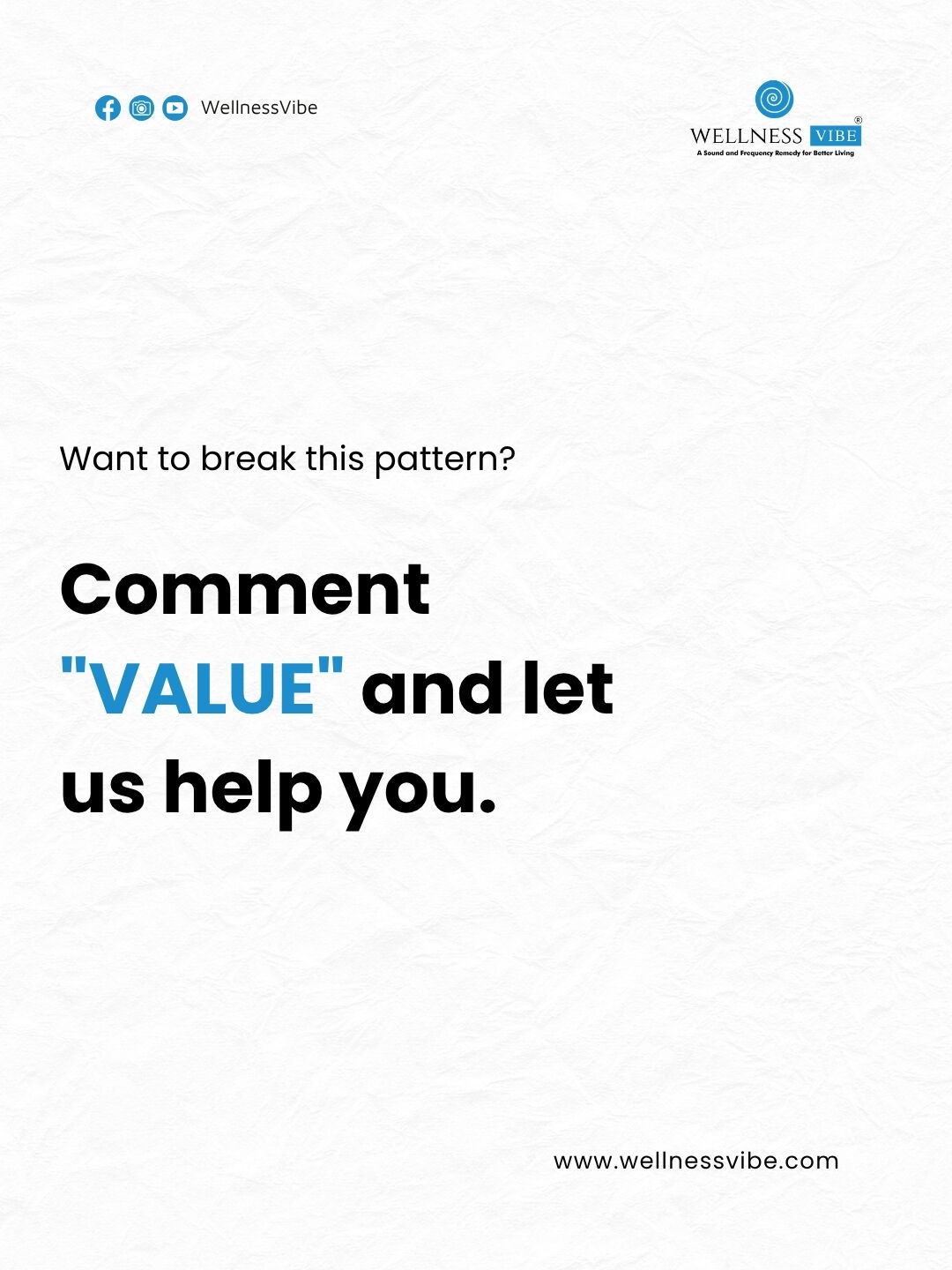Comment "VALUE" and let us help you.
#WellnessVibe