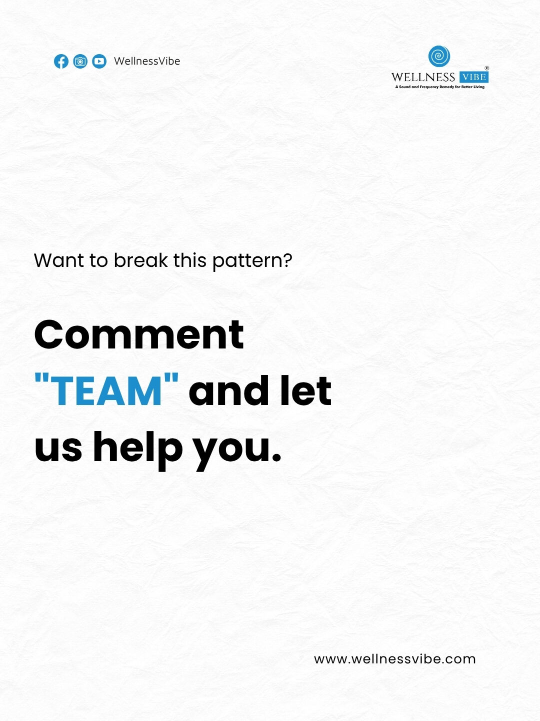 Comment "TEAM" and let us help you.
#WellnessVibe